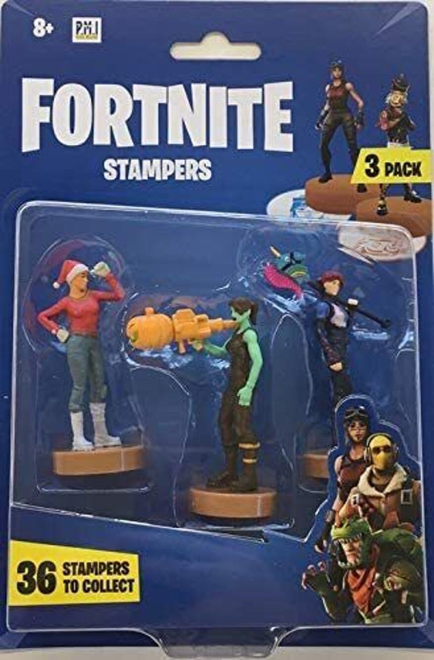 Fortnite Stampers Blister Pack of 3 - Character Stamps
